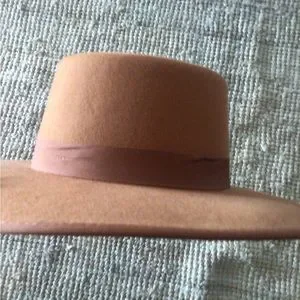 Rare  Wyeth rich cocoa wool boater NEW! Wyeth rich cocoa wool boater | eBay main image 4